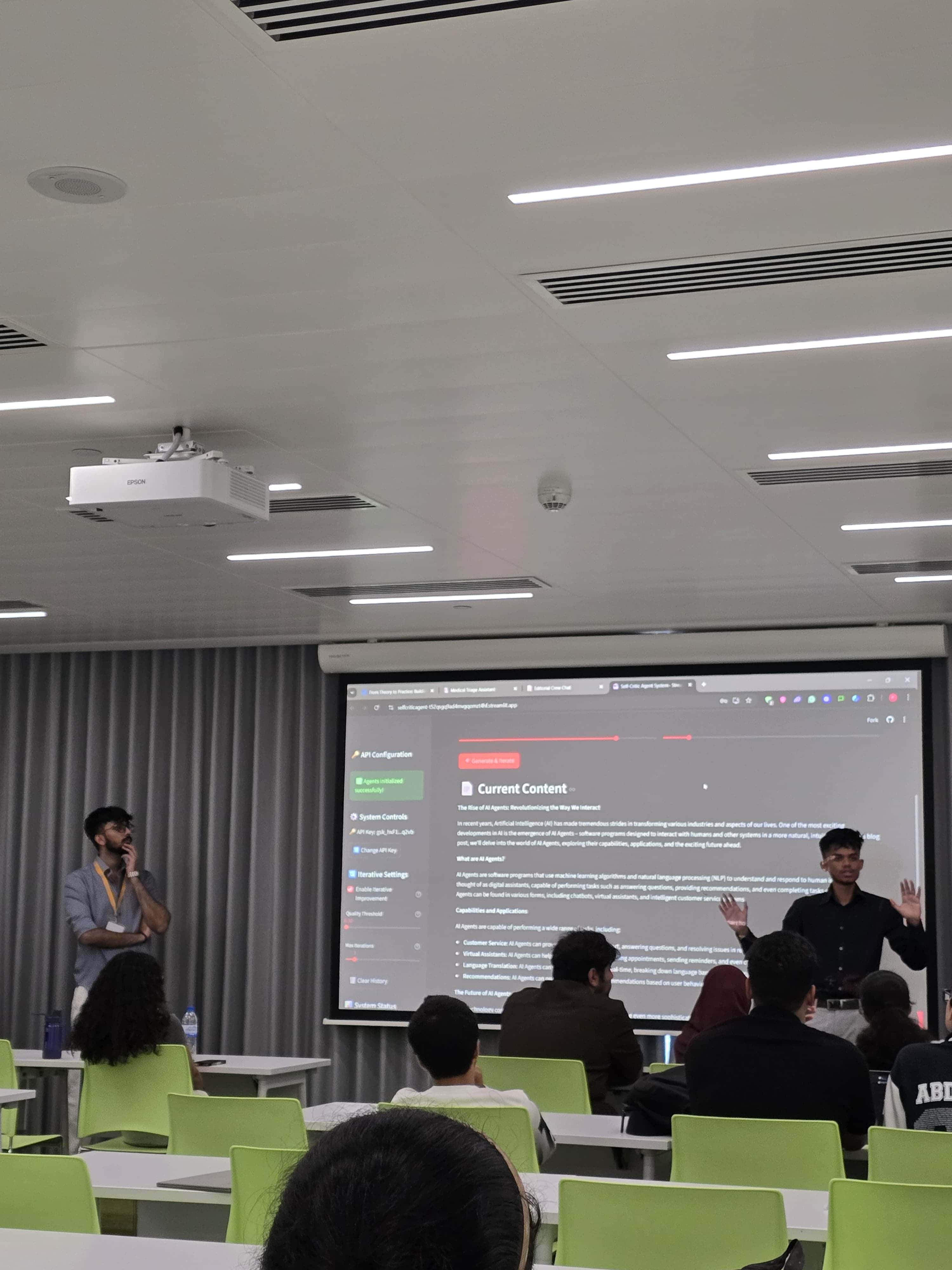AI Agents Workshop at Heriot-Watt University Dubai - Photo 3